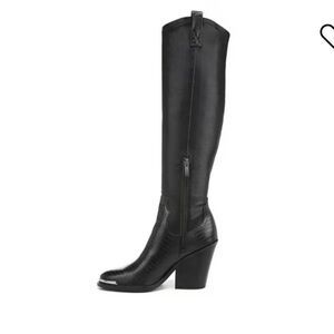 Franco Sarto Black Knee-High Boots